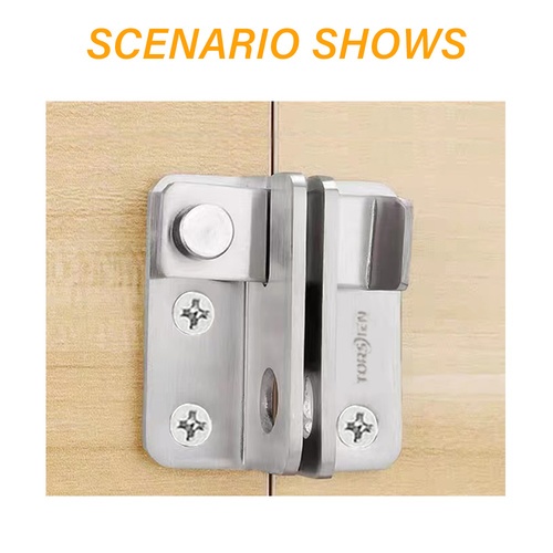 TORSTEN กลอนสับสแตนเลส 4”(เปิดซ้าย) รุ่น GACGBX-005SS/L สีสเตนเลส