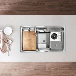 KOCH KITCHEN อ่างล้างจาน 1 หลุมไม่มีที่พัก SUS304 TARNIX-86