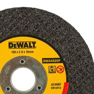 DEWALT แผ่นตัดเหล็ก 4 นิ้ว 100x2.5x16มม. รุ่น DWA4520FA-B1