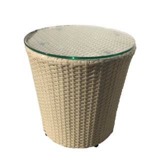 (1/2)SUMMER SETโต๊ะ outdoor อลูมิเนียม Kood ขนาด 45x45x45 ซม. สีเบจ