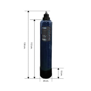 MAZUMA เครื่องกรองน้ำใช้ ถังไฟเบอร์ ขนาด 20 ลิตร B19-112-20L AMC สีน้ำเงิน
