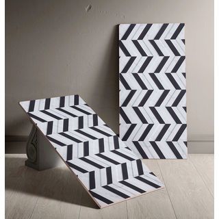 Marbella กระเบื้องเซรามิคปูผนัง 30x60 ซม. รุ่น ซีบร่า JF17 Gloss  (9P)