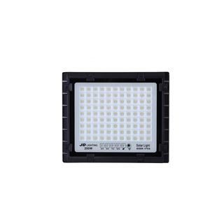 JD โคมไฟสปอร์ตไลท์โซลาร์เซลล์ 200W พร้อมรีโมท รุ่นJTGD-88200D แสงเดย์ไลท์