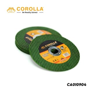 COROLLA ใบตัดเหล็กและสเตนเลส 4 นิ้ว รุ่น M-001 (บรรจุ 100แผ่น/กล่องใหม่)