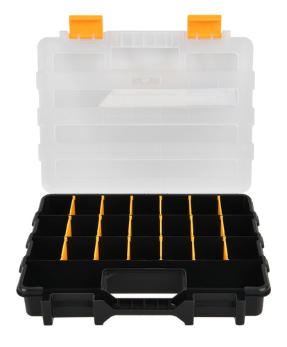 HUMMER กล่องเก็บอะไหล่พลาสติก 12-1/4” (21ช่องปรับได้) รุ่น 320018N