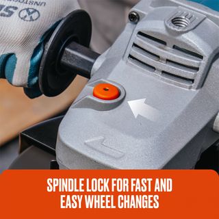 SENIX เครื่องเจียรไฟฟ้า 7 นิ้ว 2,200W รุ่น PAE22.0-M1-EU สีน้ำเงิน - ดำ