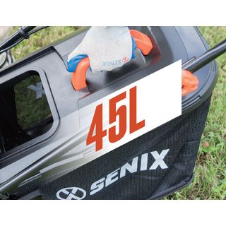 SENIX รถเข็นตัดหญ้าไฟฟ้า ขนาด380มม. 1,600W รุ่นLPPE16-M1-EU สีน้ำเงินดำ (พ่วงสายไฟ8เมตร)