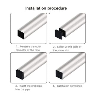 WELLINGTAN ฝาปิดกล่องอะลูมิเนียมTALU5050 5x5x0.7ซม. สีดำ