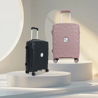 WETZLARS กระเป๋าเดินทาง ขนาด 20 นิ้ว  รุ่น Marvin-02 ขนาด 20.50x37x55 ซม. สีชมพูซากุระ