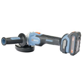 SENIX เครื่องเจียรไร้สายBrushless 4นิ้ว 20V(Max) รุ่นPAX2-M-EU สีน้ำเงินดำ (พร้อมแบตเตอรี่ 4.0Ah 2ก้อน และแท่นชาร์ต1อัน)