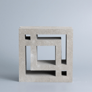 วีบล็อค อิฐบล็อกช่องลมลาย ลายเหลี่ยมจีน 2 ขนาด 19x19x9ซม.