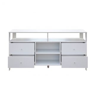 DELICATO ชั้นวางทีวี รุ่นออสติน ขนาด152.6x39x76 ซม. สีขาว