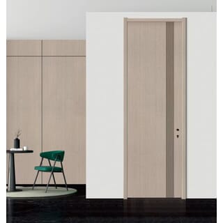 HOLZTUR ชุดประตูปิดผิวเมลามีนพร้อมวงกบ รุ่น GS-SS31 ขนาด 88x216ซม.