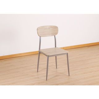 Delicato ชุดโต๊ะอาหาร 2 ที่นั่ง รุ่น B01065 โต๊ะ:70X70X76.5ซม. เก้าอี้:41X45.5X84.5ซม. สีน้ำตาลอ่อน