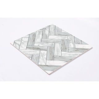 Marbella กระเบื้องเซรามิคปูพื้น 40X40 ซม. รุ่น โมเดิลวูท HS68 Gloss Flat (12P)