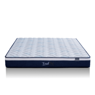 Truffle ที่นอนพ็อกเก็ตสปริง รุ่น Angelina ขนาด 180x200x21 ซม. (6ฟุต) สีขาว-น้ำเงิน