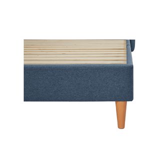 TRUFFLE เตียงนอนหัวเบาะ รุ่น VANNES-CB ขนาด 180x200 ซม. (6ฟุต) สีน้ำเงินโคบอลต์