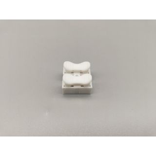 V.E.G. ลูกเต๋า แบบกด 2 ช่อง แบบถอดได้ 4 sq.mm. สีขาว