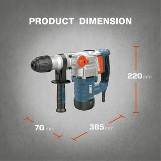 SENIX สว่านโรตารี่ไฟฟ้า 26 มม. 1,050W รุ่น PDRE10.5-M-EU สีน้ำเงิน - ดำ