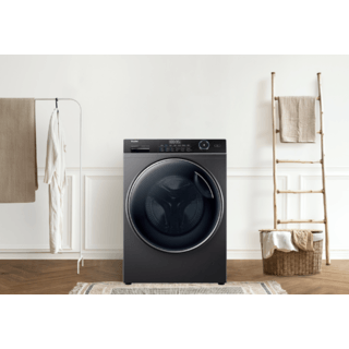 HAIER เครื่องซักผ้าฝาหน้า ขนาด 10 Kg. รุ่น HW100-BP14959S6 สี dark gray