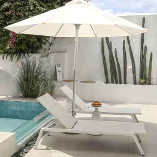 SUMMER SETเตียงริมสระ  Lamai ขนาด 70x200x34 ซม. สีขาว