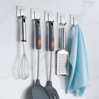 Iris ขอแขวนสแตนเลส 1 ขอ รุ่น HC04 ขนาด 2.9×5×4 ซม. สีเงิน