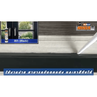 BESBOND นินจาแด๊ป อะคริลิค ซีลแลนท์ 450 กรัม สีดำ