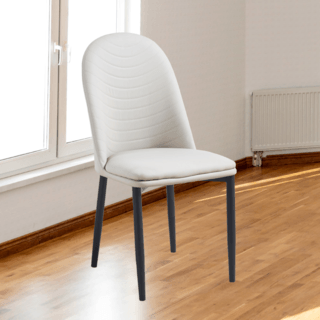 (1/2)PULITO  เก้าอี้รับประทานอาหาร รุ่่น DOTTIE-CWT ขนาด 55x50x89 ซม. สีครีม