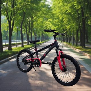 FORTEM จักรยานเด็กเสือภูเขา รุ่น Luna-03 ขนาด 20 นิ้ว  สีดำ-แดง