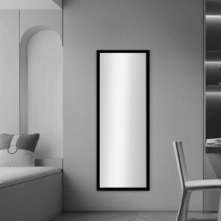 Nice กระจกมีกรอบ (PS) รุ่น สลิม-แบล็ค ขนาด 30x90 ซม. สีดำ 