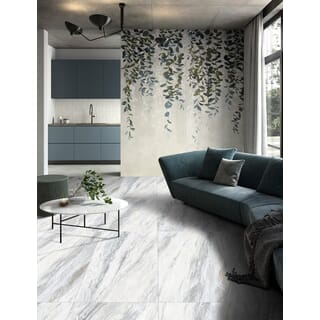 La Arezza 60X120 ซม.กระเบื้องพอร์ซเลน รุ่น Zenstona light gray (DGD1260022) Matt - Hone Random (2pcs /box  1.44 sqm)