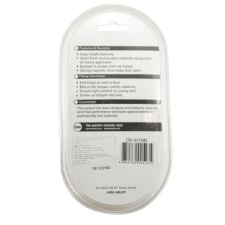 YALE กันชนประตูแม่เหล็ก รุ่น DS911SN สีนิกเกิลด้าน