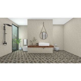 Marbella กระเบื้องเซรามิคปูพื้น 16x16 นิ้ว รุ่น FJL405 Matt (12P)