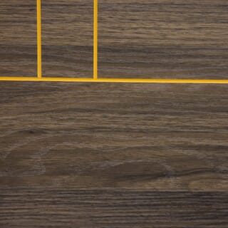 WELLINGTAN ประตูยูพีวีซีบานทึบเซาะร่อง UPVC-WEFU18-4 ขนาด 80x200ซม. สีวอลนัท (เจาะลูกบิด)