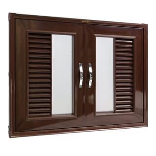 WT บานซิงค์คู่ 85x65CM. RZ-901 สีโอ๊ค