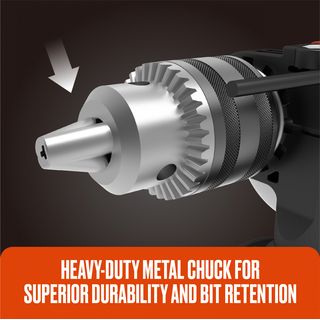 SENIX สว่านกระแทกไฟฟ้า 13 มม. 750W (พร้อมอุปกรณ์ 45ชิ้น) รุ่น PDHE7.5-M-EU  สีน้ำเงิน - ดำ