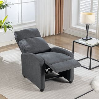 PULITO เก้าอี้พักผ่อนผ้า รุ่น MAROSE ขนาด 67x87x100 ซม. สีเทาเข้ม 