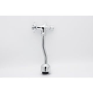 Verno ชุดฟลัชวาล์วโถปัสสาวะแบบกดPVC ท่อโค้ง ครบชุด รุ่น VN-30302