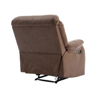 PULITO เก้าอี้พักผ่อนหนังสังเคราะห์ 1 ที่นั่ง รุ่น DENZEL ขนาด 87x97-167x101-78 ซม. สีน้ำตาล