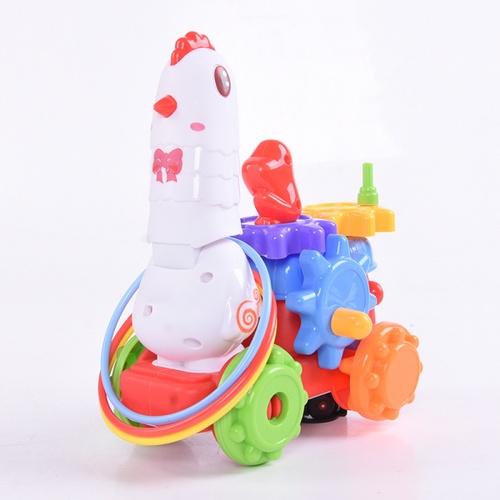 TOYS ของเล่นรถประกอบไก่น้อยน่ารัก#HD9060 ขนาด (18x11x15.5 ซม.)