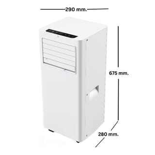 TCL เครื่องปรับอากาศเคลื่อนที่ 7000 BTU รุ่น TAC-07CPA/PSL2 สีขาว