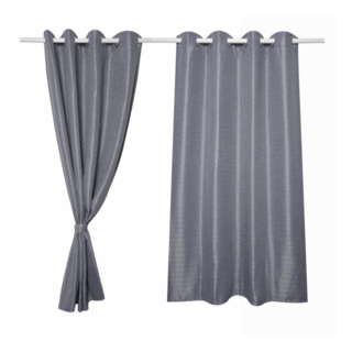 DAVINCI ผ้าม่านประตู รุ่น Mila-24 ขนาด 140x250 ซม. สีเทา