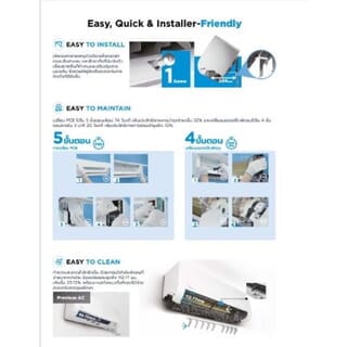 MIDEA เครื่องปรับอากาศ Inverter Numen ขนาด 9000 BTU รุ่น MSNE-10CRFN8-ID สีขาว