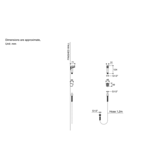 Englefield ชุดสายชำระสแตนเลส รุ่น ซิกม่า K-76252X-CP   สีโครเมียม