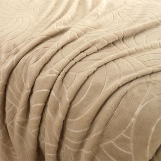 Truffle ผ้าห่ม รุ่น Yuna-01 ขนาด 150x200 ซม. สีเบจ