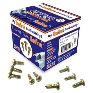 SEALTEX สกูรยึดแปปลายสว่าน(รุ่นS111)#10 ยาว 13มม.(  (500/กล่อง)