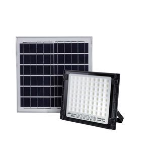 JD โคมไฟสปอร์ตไลท์โซลาร์เซลล์ 100W พร้อมรีโมท รุ่นJDTGD-88100W แสงวอร์มไวท์