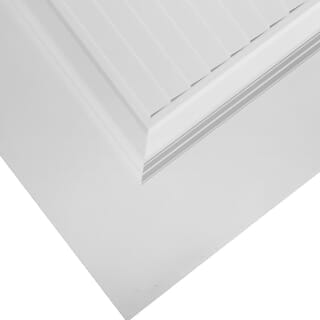 HOLZTUR ประตู HDF บานทึบ 2 ฟัก HDF-S15 80x200ซม. สีขาว