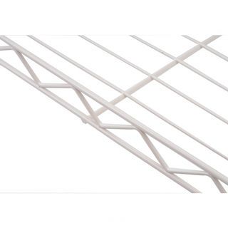 SAKU ราวพาดผ้าเหล็กพร้อมชั้นวาง 1 ชั้น FW-901372A ขนาด 70x30x110 ซม. สีเบจ