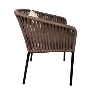 SUMMER SETเก้าอี้ outdoor อลูมิเนียม Sichang ขนาด 60x60x82 ซม. สีน้ำตาลเข้ม